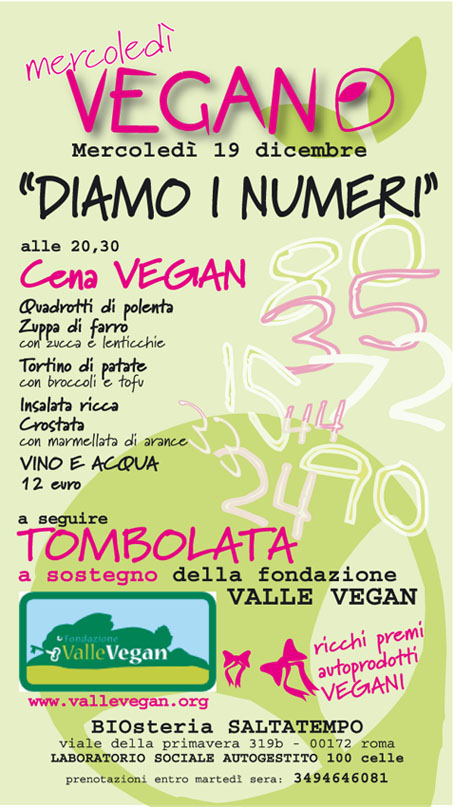 Grande tombolata pro ValleVegan!